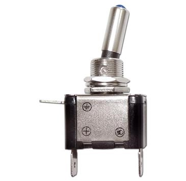 Тумблер ASW-07D 12В, 20A синее свечение ON-OFF ASW-07Dс - фото 2316