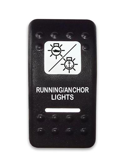 Переключатель 12-24В, SF50713-3-A6BW-06 ON-OFF-ON с белой подсветкой, RUNNING ANCHOR SF50713-3-A6BW-06 - фото 2378