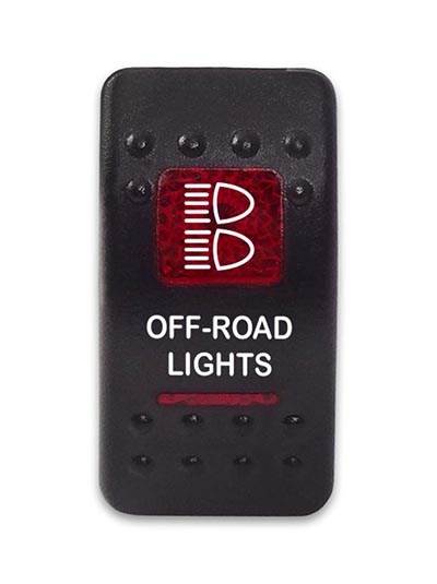 Переключатель 12-24В SF50713-6-4P-A6BR-01 ON-OFF с красной подсветкой, OFF-ROAD LIGHTS SF50713-6-4P-A6BR-01 - фото 2381
