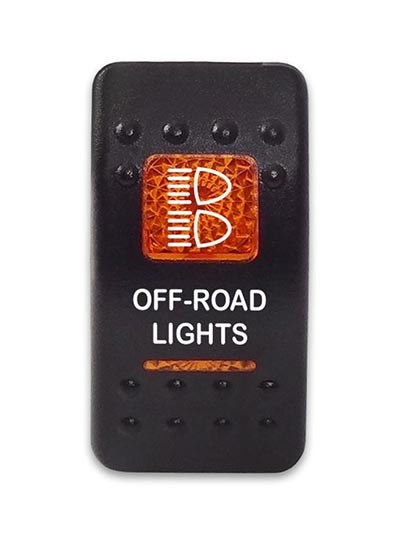 Переключатель 12-24В SF50713-6-4P-A6BO-01 ON-OFF с оранжевой подсветкой, OFF-ROAD LIGHTS SF50713-6-4P-A6BO-01 - фото 2394