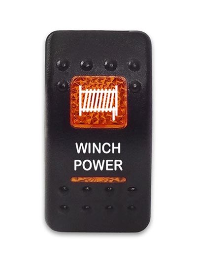 Переключатель 12-24В SF50713-6-4P-A6BO-04 ON-OFF с оранжевой подсветкой, WINCH POWER SF50713-6-4P-A6BO-04 - фото 2397
