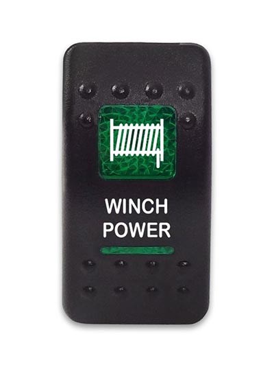 Переключатель 12-24В SF50713-6-4P-A6BG-04 ON-OFF с зеленой подсветкой, WINCH POWER SF50713-6-4P-A6BG-04 - фото 2409
