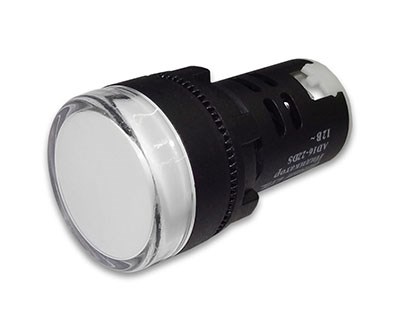 Лампа AD16-22DS (LED) матрица d22мм белый 12В IP40 HLT 085-06-05 - фото 2494