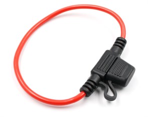 FL 11 Держатель мини предохранителя, герметичный, с проводом 16 AWG (1,5мм²) FL11