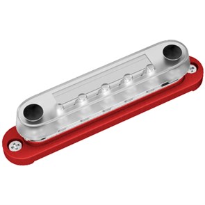 Колодка распределительная 7хМ6. Красного цвета. TB014461