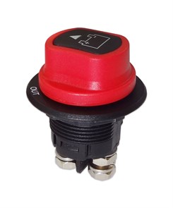 06-027 Выключатель массы со съемным ключом D=28.5мм MAX 12/24V 100-50A-500A x 3 sec IP56 06-027