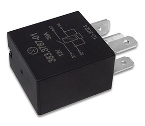 Реле 383.3787-01 12В 30А 4-х контактное с резистором (Энергомаш) 383.3787-01