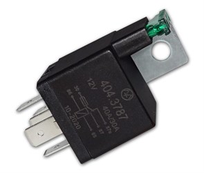 Реле 404.3787 12В 40/30А 5-ти контактное с предохранителем (Энергомаш) 404.3787