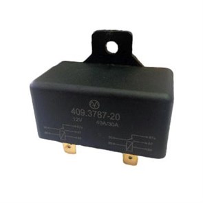 Реле 409.3787-20 12В 40/30А 5-ти контактное (Энергомаш) 409.3787-20