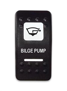 Переключатель 12-24В, SF50713-4-A6BW-03 (ON)-OFF-ON с белой подсветкой, BILGE PUMP SF50713-4-A6BW-03