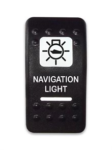 Переключатель 12-24В, SF50713-6-4P-A6BW-05 ON-OFF с белой подсветкой, NAVIGATION LIGHT SF50713-6-4P-A6BW-05
