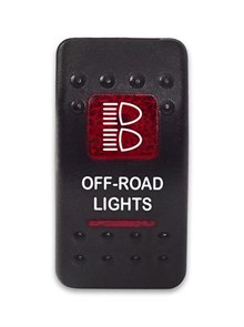 Переключатель 12-24В SF50713-6-4P-A6BR-01 ON-OFF с красной подсветкой, OFF-ROAD LIGHTS SF50713-6-4P-A6BR-01