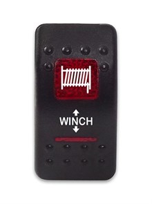 Переключатель 12-24В SF50713-5-A6BR-05 (ON)-OFF-(ON) с красной подсветкой, WINCH SF50713-5-A6BR-05