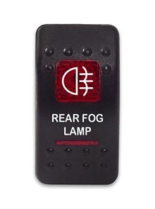 Переключатель 12-24В SF50713-6-4P-A6BR-07 ON-OFF с красной подсветкой, REAR FOG LAMP SF50713-6-4P-A6BR-07