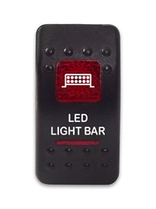 Переключатель 12-24В SF50713-6-4P-A6BR-09 ON-OFF с красной подсветкой, LED LIGHT BAR SF50713-6-4P-A6BR-09