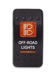 Переключатель 12-24В SF50713-6-4P-A6BO-01 ON-OFF с оранжевой подсветкой, OFF-ROAD LIGHTS SF50713-6-4P-A6BO-01