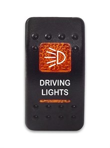 Переключатель 12-24В SF50713-6-4P-A6BO-03 ON-OFF с оранжевой подсветкой, DRIVING LIGHTS SF50713-6-4P-A6BO-03