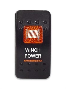 Переключатель 12-24В SF50713-6-4P-A6BO-04 ON-OFF с оранжевой подсветкой, WINCH POWER SF50713-6-4P-A6BO-04