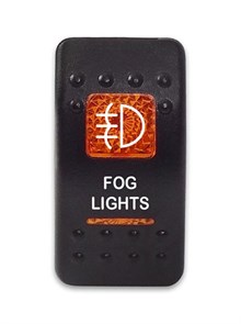 Переключатель 12-24В SF50713-6-4P-A6BO-06 ON-OFF с оранжевой подсветкой, FOG LIGHTS SF50713-6-4P-A6BO-06