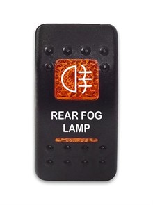 Переключатель 12-24В SF50713-6-4P-A6BO-07 ON-OFF с оранжевой подсветкой, REAR FOG LAMP SF50713-6-4P-A6BO-07