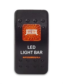 Переключатель 12-24В SF50713-6-4P-A6BO-09 ON-OFF с оранжевой подсветкой, LED LIGHT BAR SF50713-6-4P-A6BO-09