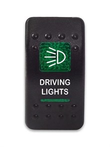 Переключатель 12-24В SF50713-6-4P-A6BG-03 ON-OFF с зеленой подсветкой, DRIVING LIGHTS SF50713-6-4P-A6BG-03
