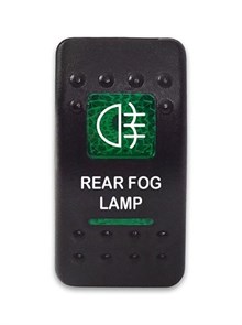Переключатель 12-24В SF50713-6-4P-A6BG-07 ON-OFF с зеленой подсветкой, REAR FOG LAMP SF50713-6-4P-A6BG-07