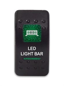 Переключатель 12-24В SF50713-6-4P-A6BG-09 ON-OFF с зеленой подсветкой, LED LIGHT BAR SF50713-6-4P-A6BG-09