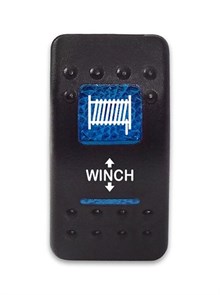 Переключатель 12-24В SF50713-5-A6BB-05 (ON)-OFF-(ON) с синей подсветкой, WINCH SF50713-5-A6BB-05