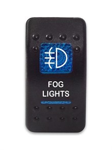 Переключатель 12-24В SF50713-6-4P-A6BB-06 ON-OFF с синей подсветкой, FOG LIGHTS SF50713-6-4P-A6BB-06