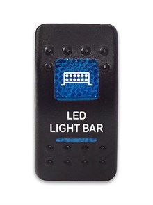 Переключатель 12-24В SF50713-6-4P-A6BB-09 ON-OFF с синей подсветкой, LED LIGHT BAR SF50713-6-4P-A6BB-09