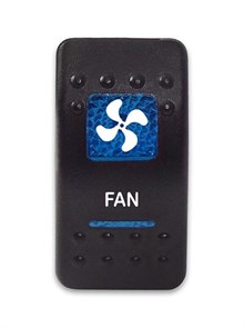 Переключатель 12-24В SF50713-6-4P-A6BB-10 ON-OFF с синей подсветкой, FAN SF50713-6-4P-A6BB-10