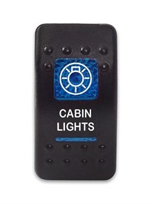 Переключатель 12-24В SF50713-6-4P-A6BB-11 ON-OFF с синей подсветкой, CABIN LIGHTS SF50713-6-4P-A6BB-11
