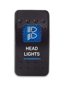 Переключатель 12-24В SF50713-6-4P-A6BB-13 ON-OFF с синей подсветкой, HEAD LIGHTS SF50713-6-4P-A6BB-13