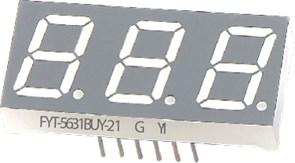 Индикатор LED KHN 30561 CY1D (аналог FYT 5631) - желтый 30561CY1D