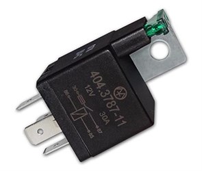 Реле 404.3787-11 12В 30А 4-х контактное с предохранителем (Энергомаш) 404.3787-11