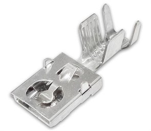 Клемма F630E 6,3 TAB R Cu Alloy-Sn "мама", сечение провода 4-6 (MTA, Италия) 1108503