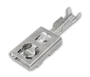 Клемма для микро реле F480E 4,8 CuZn-Sn "мама", сечение провода 0,5-1 (MTA, Италия) 1108400