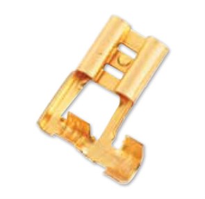 Гнездо 6.3 мм TB-2203 DP (сечение 1.0-2.5мм², аналог 8011 хим) 100 штук TB2203DP