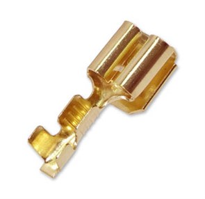 Гнездо 6.3 мм TD-2139 DP (с ответвителем, сечение 0.5-1.0мм²) 100 штук TD2139DP