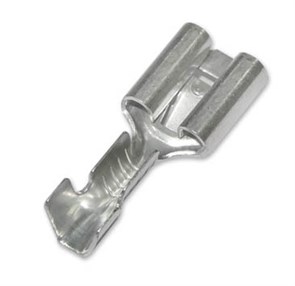 Гнездо 6.3 мм. TD-2116 DPK (с фиксатором, сечение 0.5-1.0мм², аналог 8008-01) 100 штук TD2116DPK