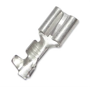 Гнездо 4.8 мм. TD-2108 DPK (с фиксатором, сечение 0.5-1.0мм²) 100 штук TD2108DPK