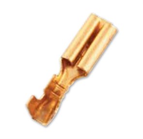 Гнездо 2.8 мм. TD-2104 DP (с фиксатором, сечение 0.5-1.0мм²) 100 штук TD2104DP