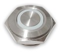Кнопка (без фиксации) PX16CM-P10Y/EW12V/S с белой подсветкой PX16CM-P10Y/EW12V/S - фото 2184