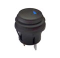Кнопка Sc-777d, влагозащищенная, 12v ON-OFF (синее свечение) Sc-777dс - фото 2297