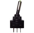 Тумблер ASW-15D 12V, 20А зеленое свечение ON-OFF ASW-15Dз - фото 2306