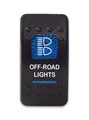 Переключатель 12-24В SF50713-6-4P-A6BB-01 ON-OFF с синей подсветкой, OFF-ROAD LIGHTS SF50713-6-4P-A6BB-01 - фото 2372