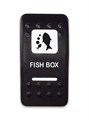 Переключатель 12-24В, SF50713-3-A6BW-08 ON-OFF-ON с белой подсветкой, FISH BOX SF50713-3-A6BW-08 - фото 2380