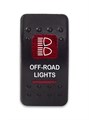 Переключатель 12-24В SF50713-6-4P-A6BR-01 ON-OFF с красной подсветкой, OFF-ROAD LIGHTS SF50713-6-4P-A6BR-01 - фото 2381
