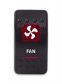 Переключатель 12-24В SF50713-6-4P-A6BR-10 ON-OFF с красной подсветкой, FAN SF50713-6-4P-A6BR-10 - фото 2390